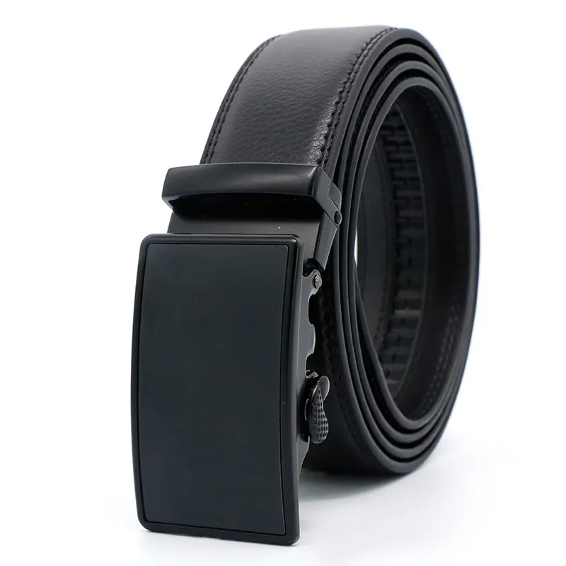 Men's Belt Genuine Leather Causal Dress Belt for Men with Classic Single Prong Buckle