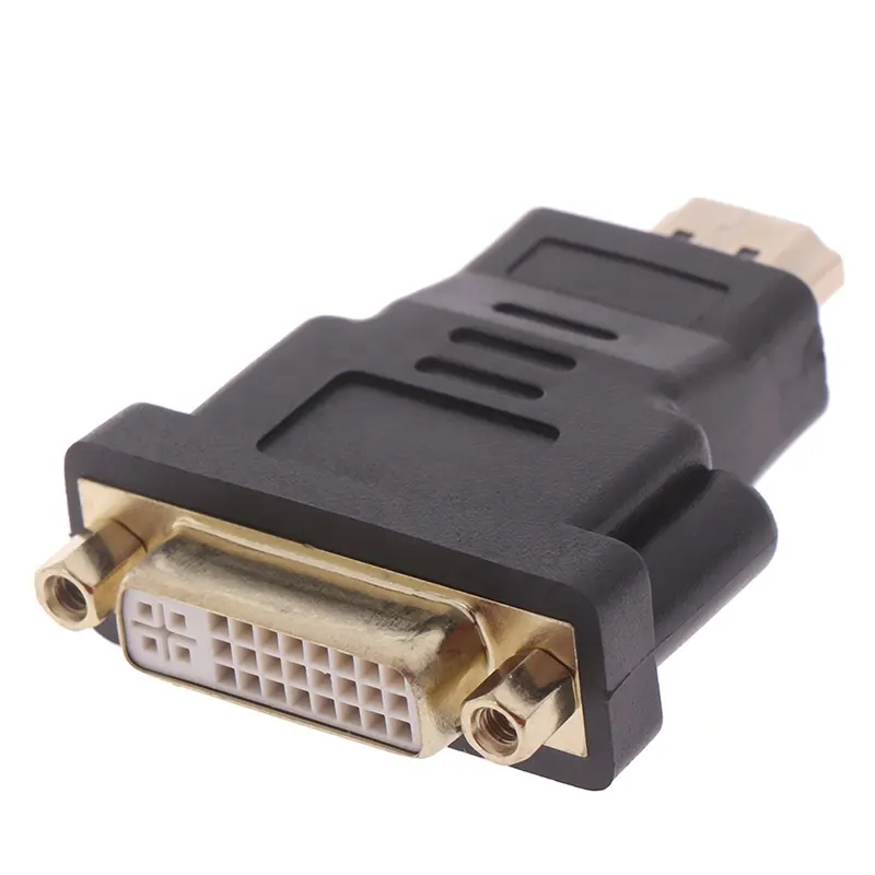 DVI To Adapter Converter HDMI-compatible Male To DVI 24+5 Female Converter Adapter 1080P For HDTV Projector Monitor