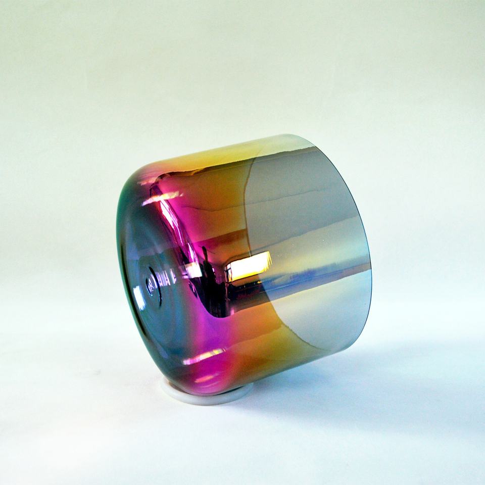 HF Titanium Plated Gorgeous Crystal Singing Bowl Octave 3rd 4th Quartz ...