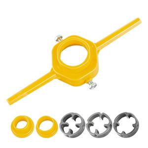 6 Stück PVC-Kunststoff-Wasser rohr 60 ° Rohr gewinde platten satz NPT1/2 3/4 1 Zoll, manuelles PVC-Wasser rohr Außengewinde gewindes chneid werkzeug - Product Image 2