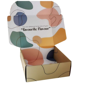 Cajas de papel Kraft corrugado rectangulares grandes hechas a mano, reutilizables, envío encantador, ropa interior, calcetines, piel, caja de cereales, embalaje - Product Image 2