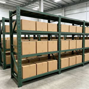 Étagère de stockage industrielle pour entrepôt, en acier laminé <span class=keywords><strong>à</strong></span> froid, revêtement poudré, niveaux personnalisables, étagère <span class=keywords><strong>à</strong></span> <span class=keywords><strong>palettes</strong></span> sans boulons - Product Image 5