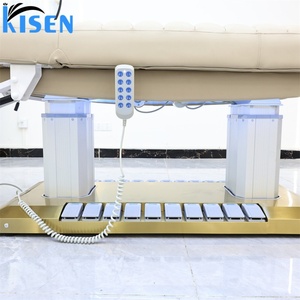 KISEN Best Sale Massage <b>Table</b> Salon Bed Spa Salon Equipment With Foot Control Beauty Shops <b>Electric</b> Massage Facial Treatment Bed - Product Image 6