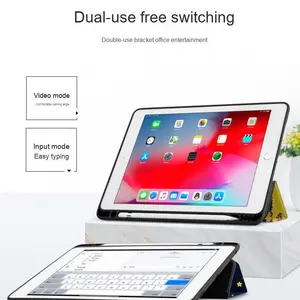 Étui de protection en silicone souple anti-chute pour tablette <span class=keywords><strong>iPad</strong></span> Mini5 Tpupro11 10.2 pouces <span class=keywords><strong>Coque</strong></span> en matériau PU - Product Image 4