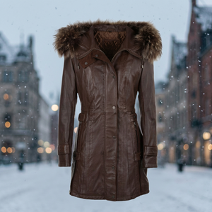 Abrigo Cortavientos de Manga Larga para Mujer, Diseño Casual Holgado con Detalle de Botones, Forro de Seda Impermeable, Color Sólido, Otoño Invierno - Product Image 3