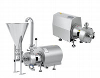 Homogénéisateur en ligne à cisaillement haute vitesse pour émulsion homogène, émulsification du lait et des poudres liquides, avec pompe mélangeuse