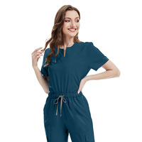NiaaHinn Fashion Ensembles de blouses médicales en polyester Dobby, lavables à la main, séchage rapide, fins, superposables, grande taille, unisexe, pour médecins et infirmières, ODM