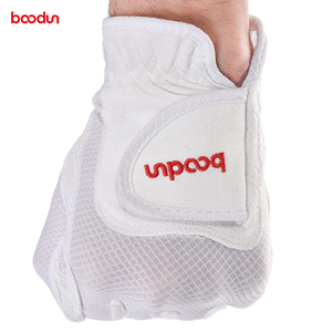 Boodun Retail Distributor 1727 Guantes de equitación duraderos para exteriores Resistente al desgaste Blanco Resbaladizo Conjunto ecuestre Accesorio - Product Image 2