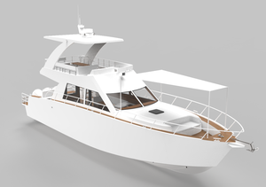 Bateau de croisière de luxe en aluminium de 15 m (50 pieds) avec pont volant, bateau de pêche, bateau de loisirs, bateau de tourisme, <span class=keywords><strong>yacht</strong></span> de luxe à vendre - Product Image 4