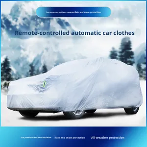 Telo Copriauto Completamente <span class=keywords><strong>Automatico</strong></span> 1M in Poliestere Taffetà 210T Protezione Solare Isolamento Termico Protezione da Pioggia e Neve - Product Image 4