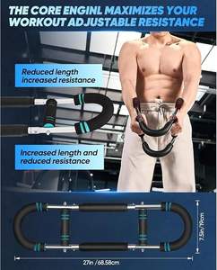 Saker Twister Arm Trainer 40-100lb, équipement d'entraînement réglable pour la poitrine et les bras, Twister Arm Trainer - Product Image 5