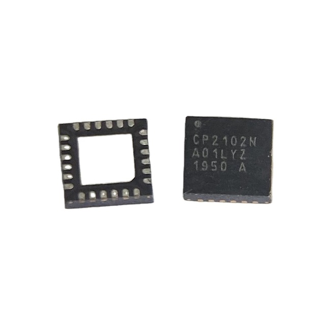 IC USB to UART Bridge Surface Mount QFN24 CP2102N-A02-GQFN24R Tape and Reel