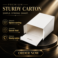 Boîte en carton pliable blanche 350 g/m², personnalisée, pour emballages cadeaux de cosmétiques et d'électronique