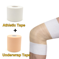 Bande d'oxyde de zinc en coton imprimé personnalisé Bande adhésive forte rigide pour le sport athlétique pour l'entraînement au combat en salle de sport