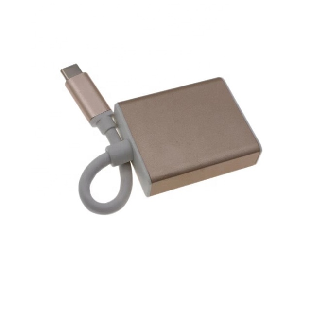 OEM Hot Sale Nickle Plated USB Type C to HDMI Male to Female Adapter.