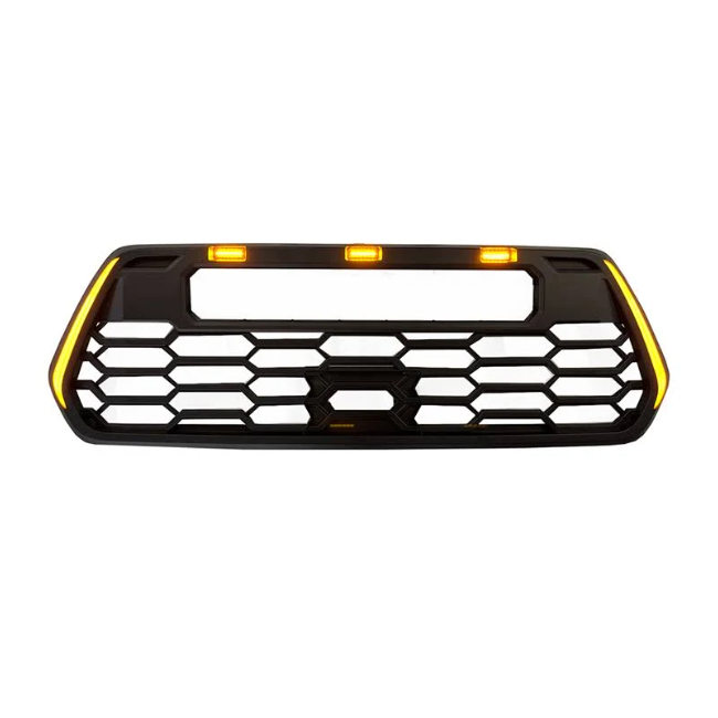 2016 - 2021 автомобильные грили со светодиодной подсветкой, передняя решетка для внедорожника для Toyota Tacoma