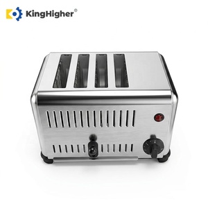 <span class=keywords><strong>Tostadora</strong></span> Comercial de Pan de 4 Rebanadas, <span class=keywords><strong>Tostadora</strong></span> Eléctrica de Acero Inoxidable, Máquina Profesional para Hacer Sándwiches para Restaurantes - Product Image 3
