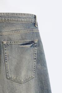 Vente en gros sur mesure Jeans pour hommes Baggy Pantalon large Vintage Do Old Blue Classique Cinq poches Street Hip Hop Skateboarding Boy Men - Product Image 6