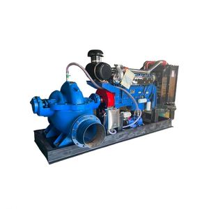 Bomba de Agua Centrífuga de Doble Succión de Gran Caudal, Bomba Diesel para Riego, Drenaje Agrícola y Control de Inundaciones - Product Image 1