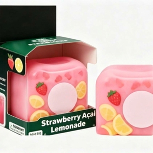Meilleures ventes Schylling Squishy Fast Food Drink Cubes Nice Cube Sensory Stress Square Squeeze Maltose Squishy Marble Cube - Product Image 1