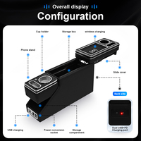 Boîte d'organisation pour accoudoir de console centrale de véhicule, pièces de modification automobile pour Honda Freed et Toyota Sienta