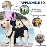 Harnais de levage réglable pour grands chiens avec poignées et soutien de hanche – Ensemble de soutien pour chiens