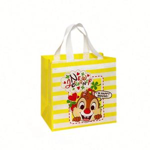 Factory Price Reusable Tote Shopping Bag Recycled Eco Cartoon Non Woven Bag - Product Image 4