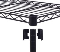 Étagère de rangement modulaire interconnectée à 5 niveaux en fil métallique, approvisionnement Chine