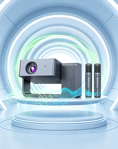 HT30 โปรเจคเตอร์ 3D HD คาราโอเกะแบบไมโครโฟนคู่ในตัว, โฮมเธียเตอร์แบบพกพาสำหรับการสังสรรค์ในครอบครัว, การเชื่อมต่อไร้สายสำหรับสมาร์ทโฟน - Product Image 1