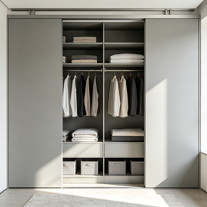 Armadio Moderno con Ante Scorrevoli in Legno Certificato CE, Personalizzabile, <span class=keywords><strong>per</strong></span> Camera da Letto - <span class=keywords><strong>Armadi</strong></span> Moderni <span class=keywords><strong>per</strong></span> Camera da Letto - Product Image 6