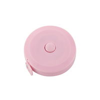Ruban à mesurer automatique rétractable de 1,5 m/60 pouces, souple, coloré, flexible, rond, mini, en plastique, pour la mesure corporelle