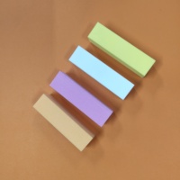 Échantillons gratuits Bloc de tampon à ongles 4 façons Logo personnalisé Lime à pieds et dissolvant de callosités