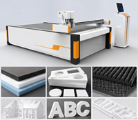 Máquina de Corte CNC de Cama Plana de Bajo Precio para Espuma EVA, Tablero KT, Panel Acústico, Fieltro y Materiales de Aislamiento