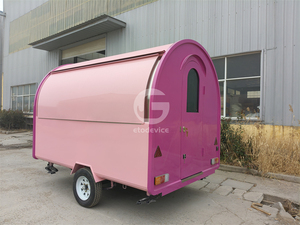 Yituo Food Trailer Op Maat Gemaakte China Mobiele Fastfood Trailer Koffie Ijs Vriezer Semi Trekhaak Food Truck