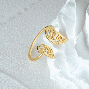 Anillo Ajustable de Plata de Ley S925 con Diseño de Mariposa CANNER 2023, Anillo Apilable con Alas de Mariposa Huecas para Mujeres y Niñas - Product Image 4