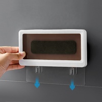 Tempat Ponsel Tahan Air untuk Kamar Mandi, Dinding, Layar Sentuh, Kotak Pelindung Anti-Kabut untuk Kamar Mandi dan Dapur