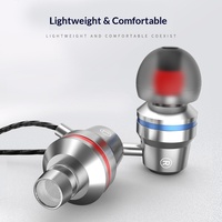 Audífonos Intrauditivos Metálicos con Cable Tipo-C, Micrófono, Control de Volumen, Cable de 1.2m, Universales para Juegos y Deportes, Bajos Potentes, para Teléfono y Computadora