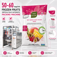 Multifunctionele automatische verticale vorm-vul-seal verpakkingsmachine voor diepvries bananenplakjes