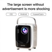 A007-S10 Mini projecteur en vente flash, 150 ANSI, mise au point manuelle, home cinéma HD/USB, Android 7, batterie rechargeable, 8 Go de stockage intégré