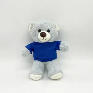 Теплопередача плюшевый мишка на заказ плюшевый медведь игрушки теплопередача печатаемый логотип Футболка плюшевый медведь с футболкой