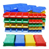 Vente en gros Organisateur industriel écologique multifonction Boîte en plastique empilable Étagère d'entrepôt Bacs empilables pour vis