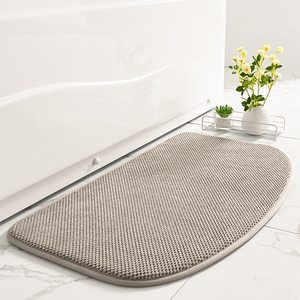 Fondo in Pvc Memory Foam tappetino per piedi ad asciugatura rapida tappetini antiscivolo per <span class=keywords><strong>bagno</strong></span> <span class=keywords><strong>tappeto</strong></span> <span class=keywords><strong>impermeabile</strong></span> assorbente per wc - Product Image 5