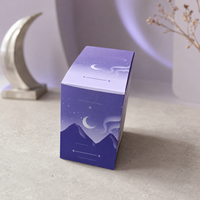 Boîte de présentation en papier imprimée sur mesure avec des cartons pliables colorés pour l'emballage de produits de détail et les commandes en gros en usine