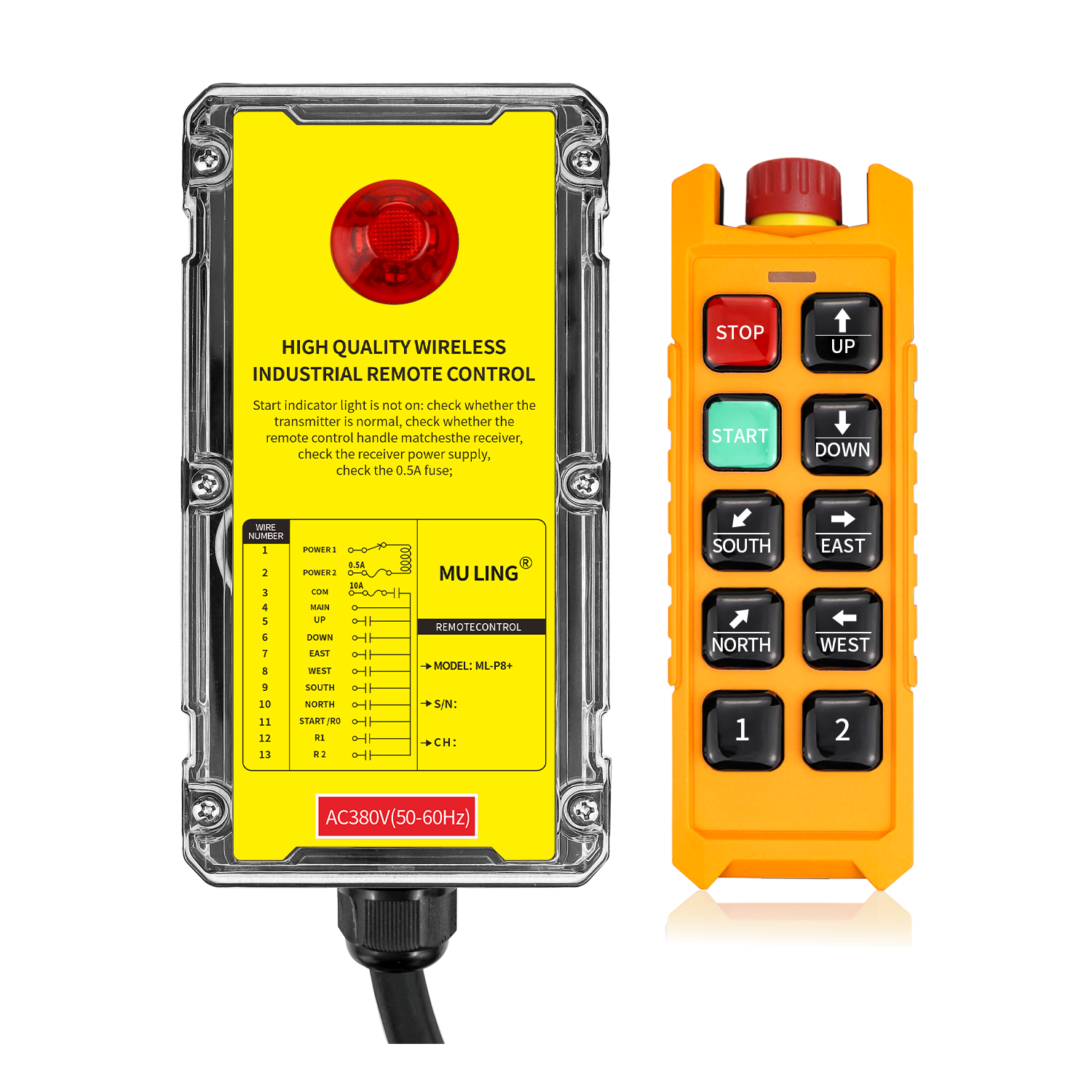 1 transmitter and 1 receiver 110V