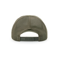 Gorra trucker de malla estilo Richardson 111P con camuflaje sublimado y parche de cuero, gorra Richardson bordada, gorra trucker de malla personalizada