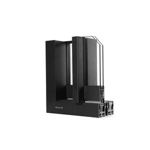 Sistema de portal de vidrio panorámico de piso a techo sin marco de grado arquitectónico Puerta de partición de perfil de carga de alta capacidad - Product Image 5