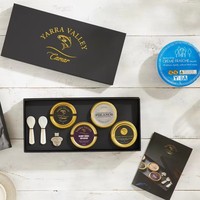 Boîte d'emballage de Caviar de perles, Logo personnalisé, cuillère de poisson volant de saumon russe, couvercle supérieur, emballage, boîte en papier cadeau de Caviar