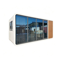 Maison capsule entièrement en aluminium, modulaire, préfabriquée, type Apple Cabin, résistante aux températures extrêmes et aux tempêtes de neige, isolation thermique