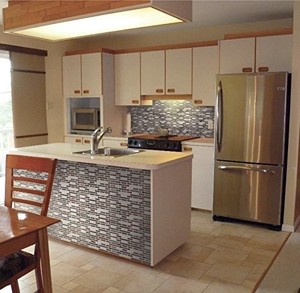 <span class=keywords><strong>Peel</strong></span> <span class=keywords><strong>N</strong></span> <span class=keywords><strong>Stick</strong></span> Gạch Ốp Tường Phòng Tắm Tự Dính Gạch Bếp DIY Chống <span class=keywords><strong>N</strong></span>ước 11 "X 9.25" Trang Trí Tường <span class=keywords><strong>N</strong></span>ội Thất - Product Image 2