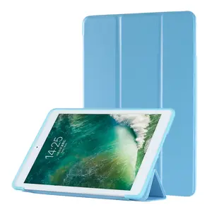 10.2 10.5 Inch Shockproof pU Leather Foldable matte Soft Silicone tablet Cover Case For Ipad Pro 12.9 11 Inch